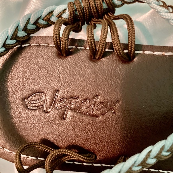 Women’s Everelax  Brown & Blue  Braided Sandals - Picture 4 of 7